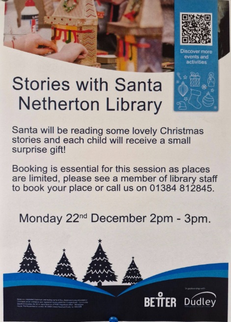 Netherton Library - Stories with Santa